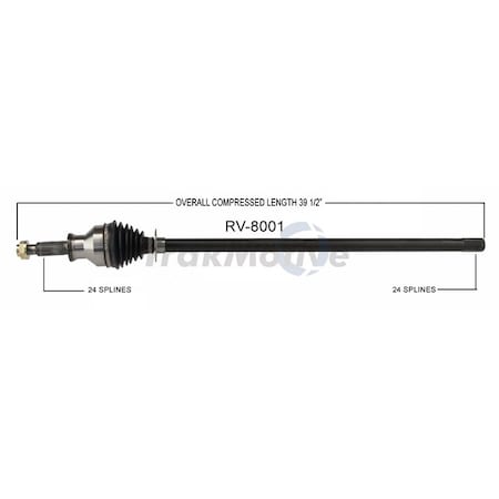 Surtrack Axle Cv Axle Shaft, Rv-8001 RV-8001